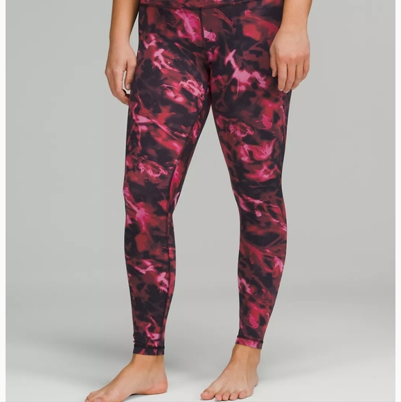 Lululemon Align HR Pant 28" Intensity Pink Blossom Multi - Picture 6 of 17
